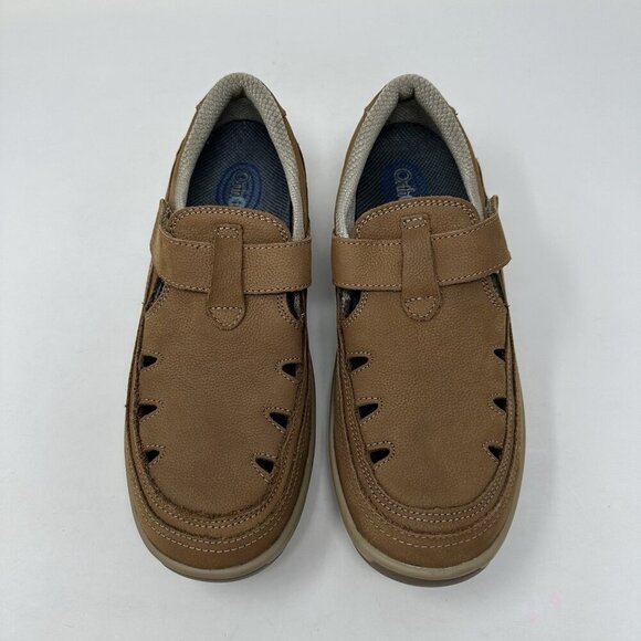 Orthofeet Serene 896 Sandal Size 10 B Close Toe Brown Leather Comfort - Picture 5 of 14